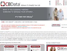 Tablet Screenshot of cbdatasystems.net